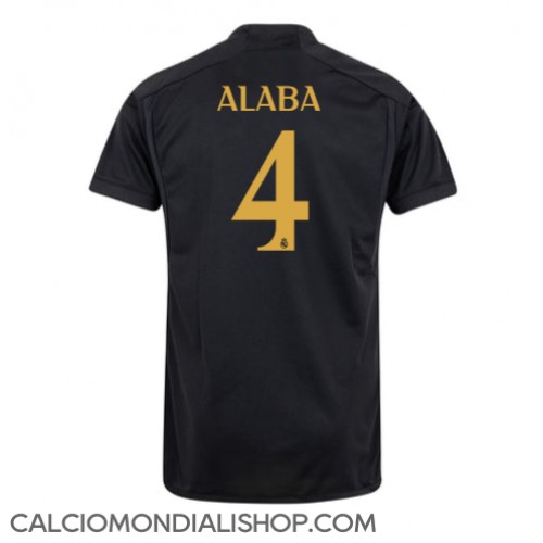 Maglie da calcio Real Madrid David Alaba #4 Terza Maglia 2023-24 Manica Corta